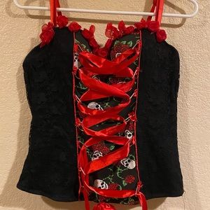 Skull Lace Corset